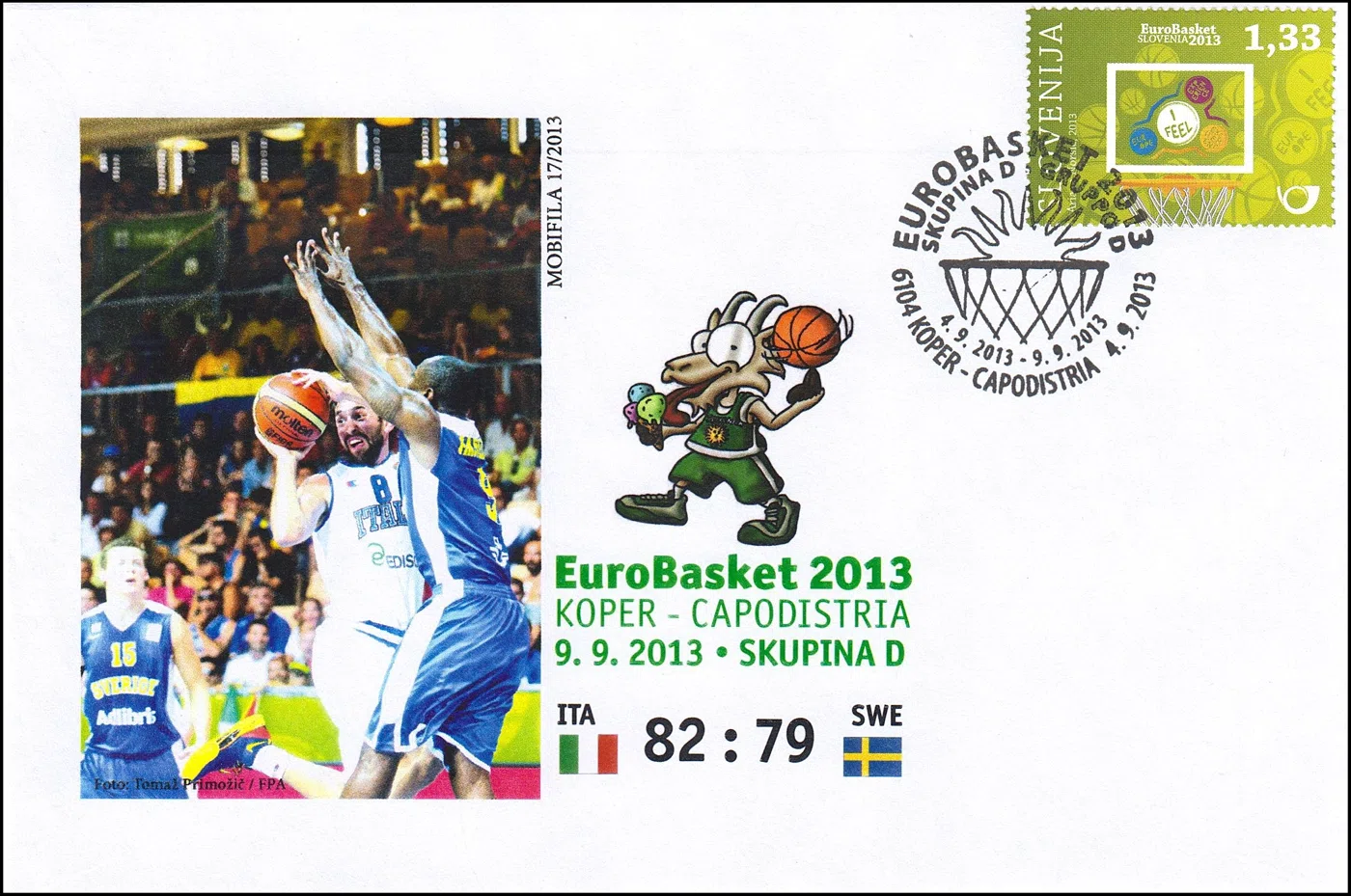 EUROBASKET 2013 SKUPINA D - GRUPPO D